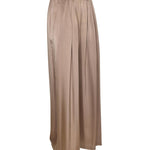 pantaloni elastico loose raso 