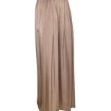 pantaloni elastico loose raso 
