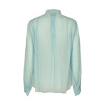 camicia collo bow-tie voile 