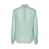camicia collo bow-tie voile 