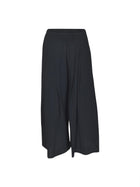 pantaloni rombo rock largo pieghe