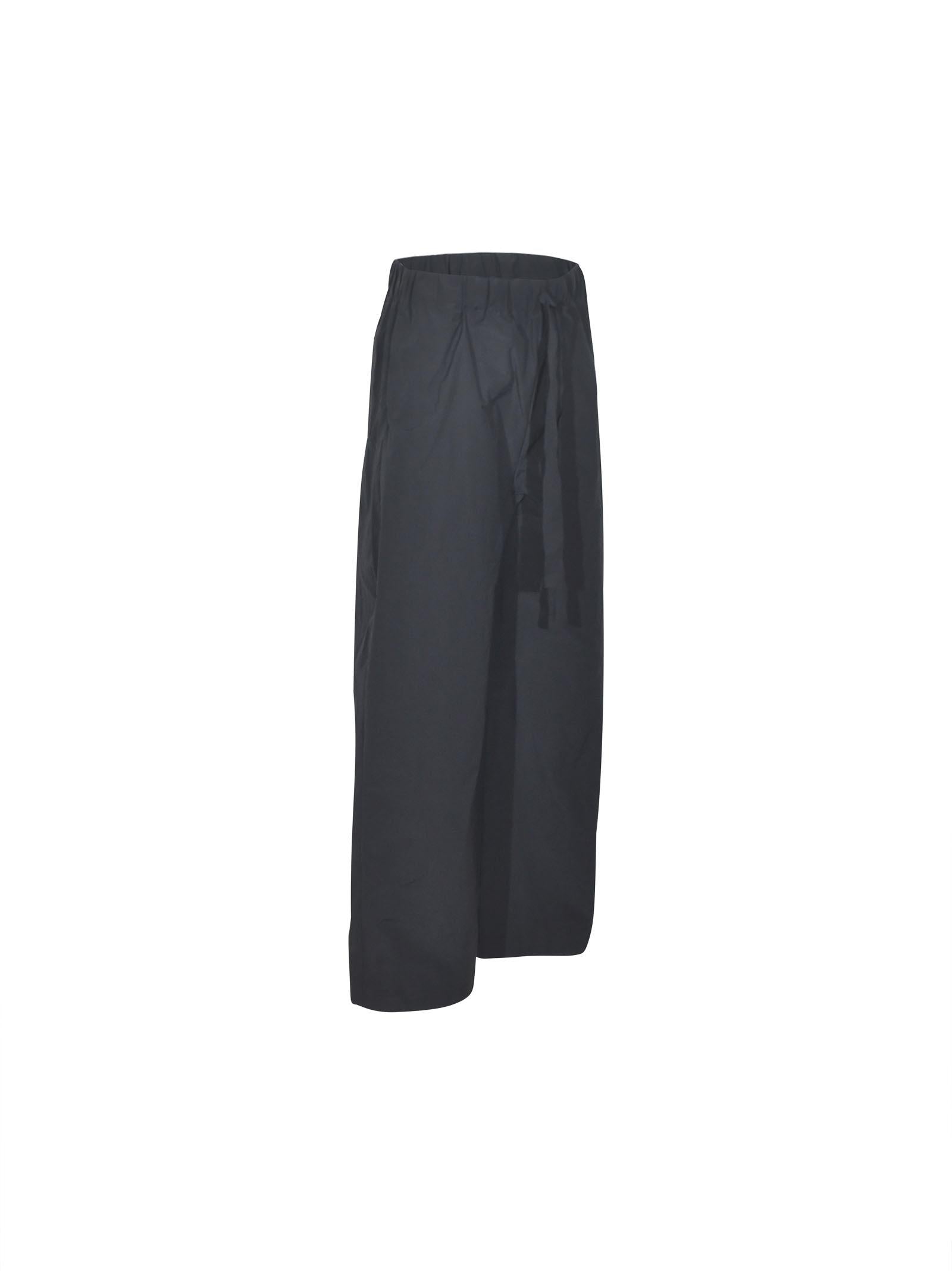 pantaloni gamba dritta coulisse vita 