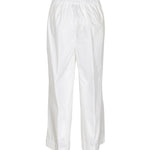 pantaloni kirk gamba larga caviglia con risvolto 