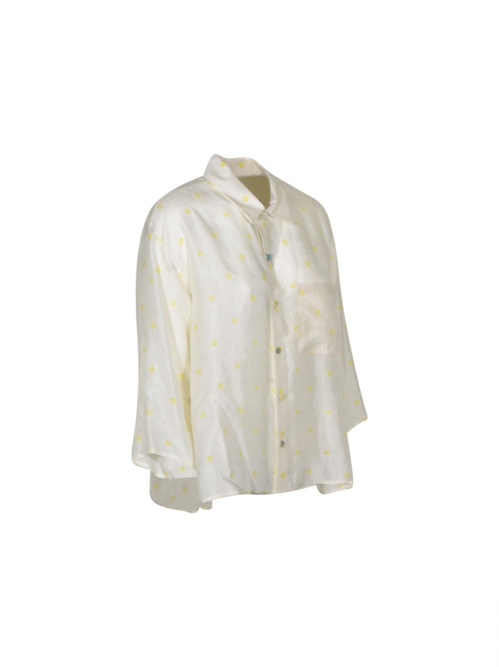 camicia manica tre quarti over 