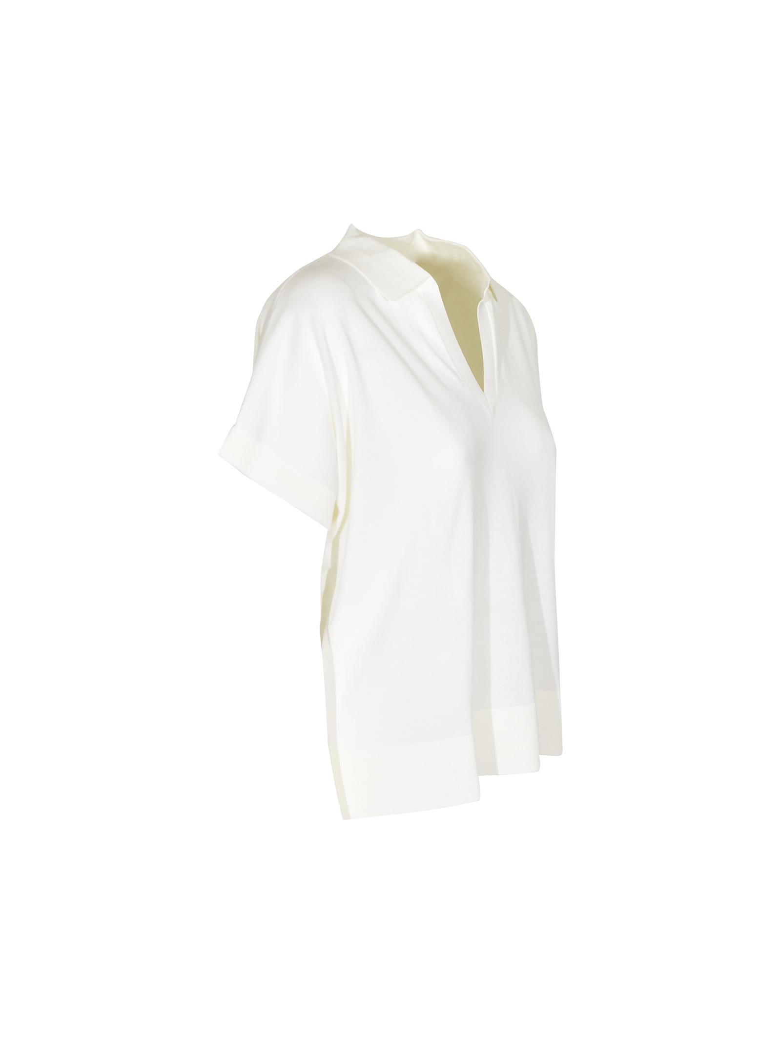 maglia m/m colletto scollo v 