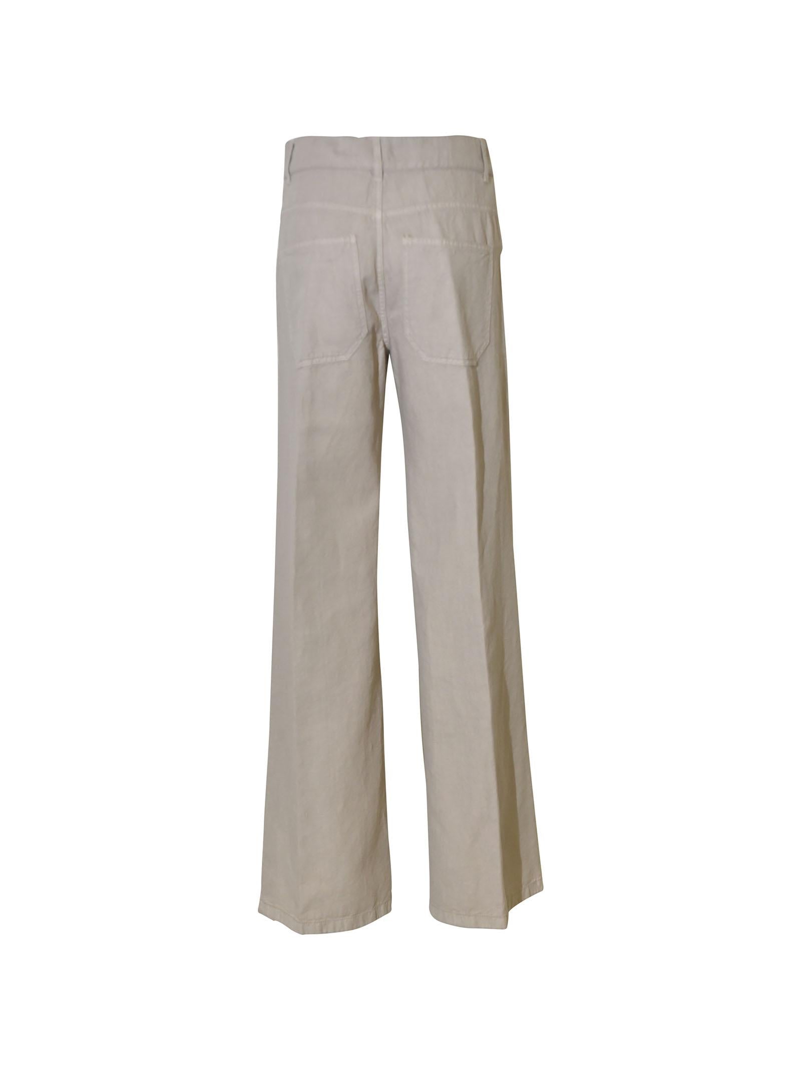 pantaloni kori gamba dritta tasca applicata 