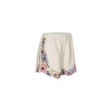 shorts con ricamo 