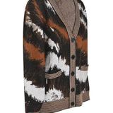 cardigan over animalier 