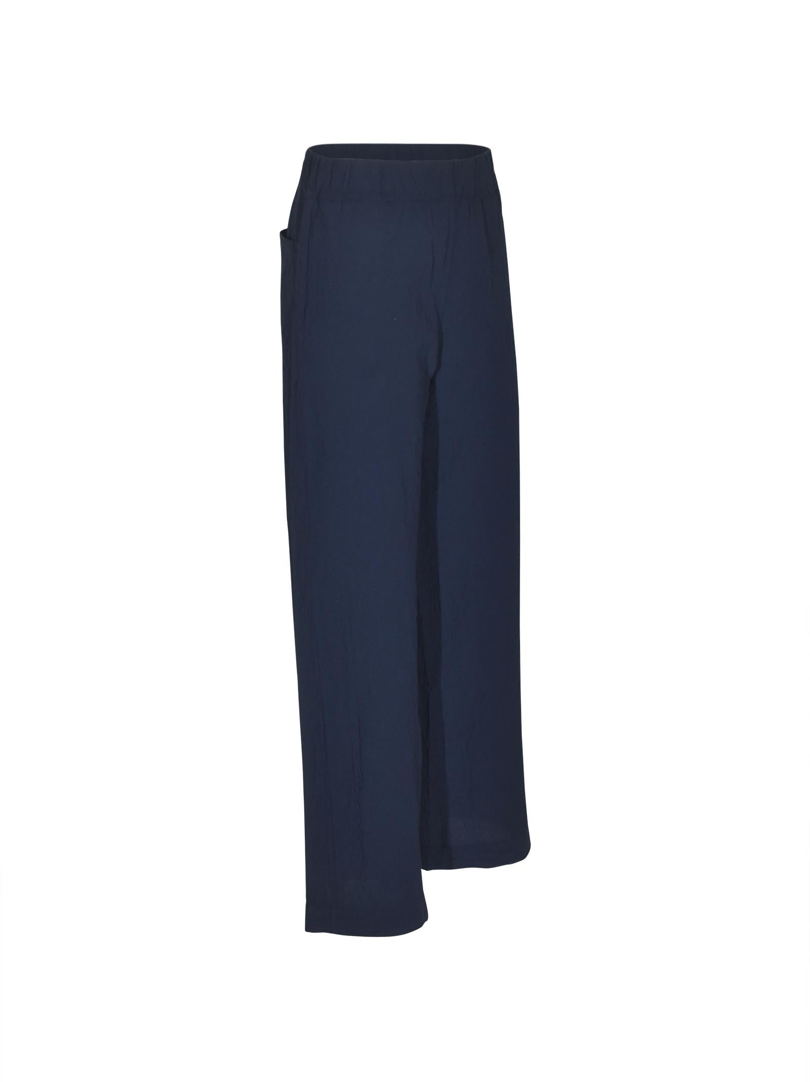 pantaloni diana rock dritto elastico in vita 
