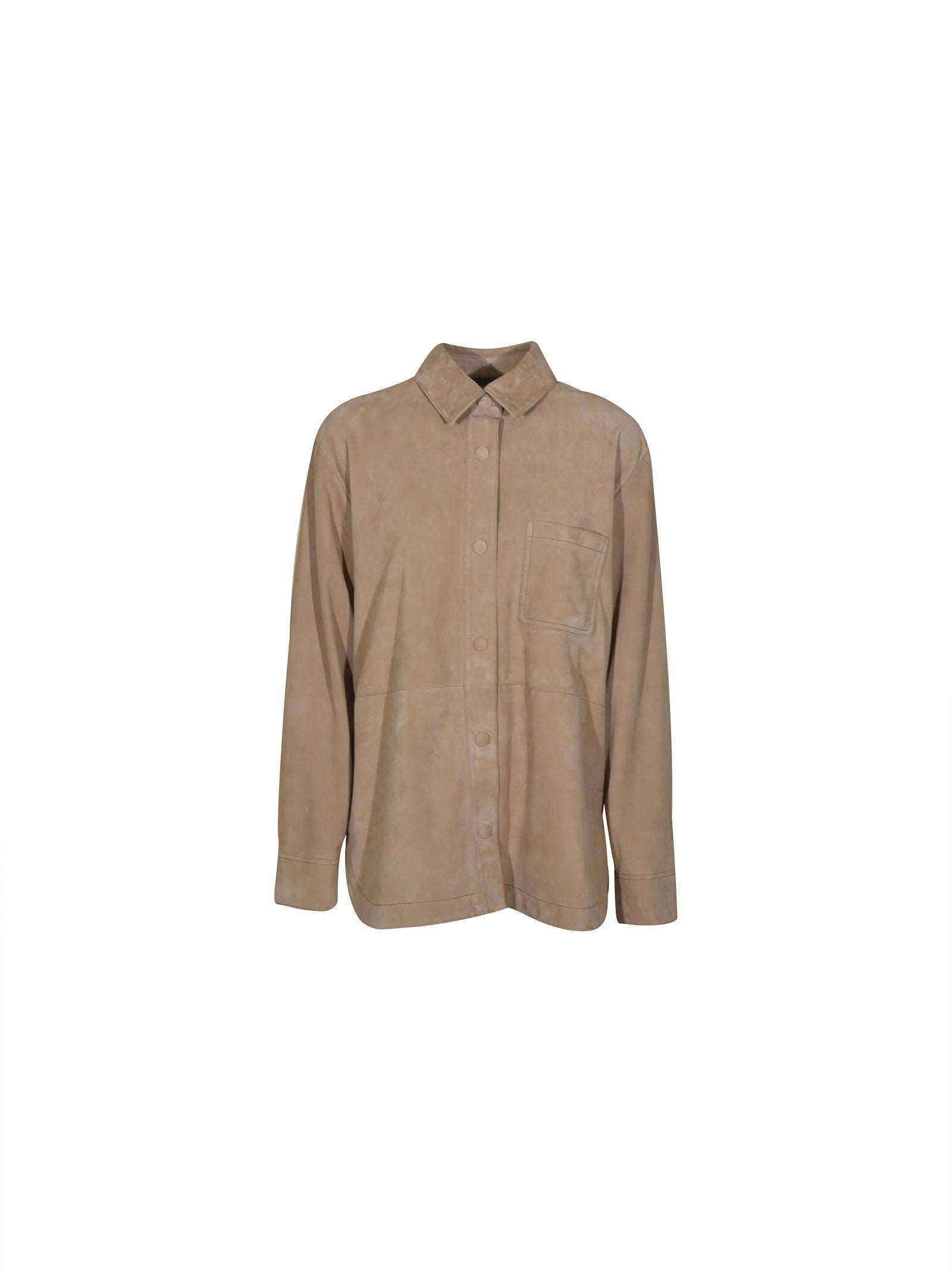 giacca collo camicia bottoni ricoperti 