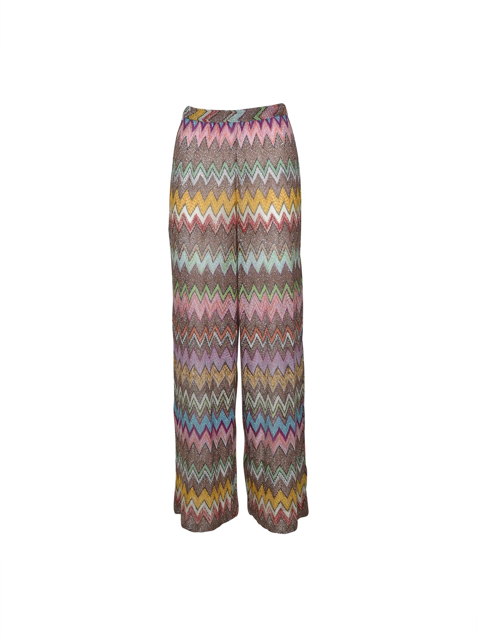 pantaloni elastico in vita gamba larga 
