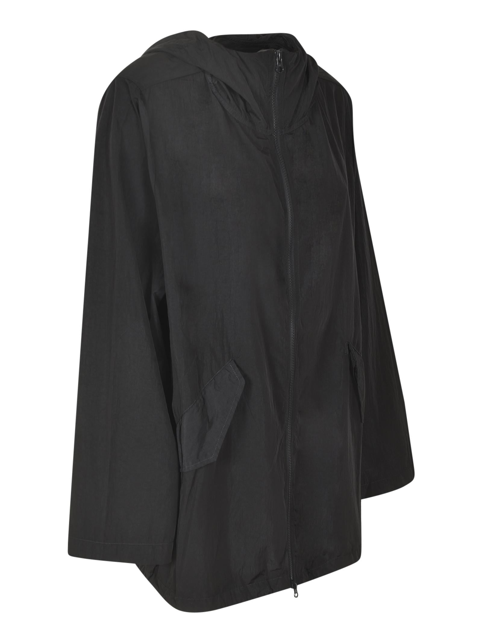 giubbino zip + cappuccio nylon 