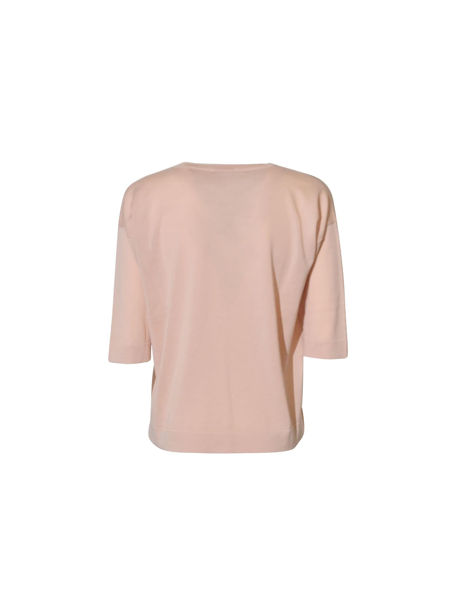 maglia girocollo m 3/4 over spacchi laterali 