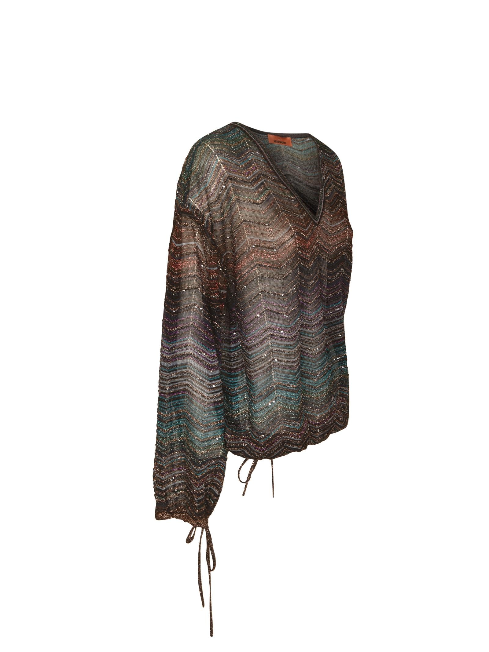 blusa m/l scollo v 