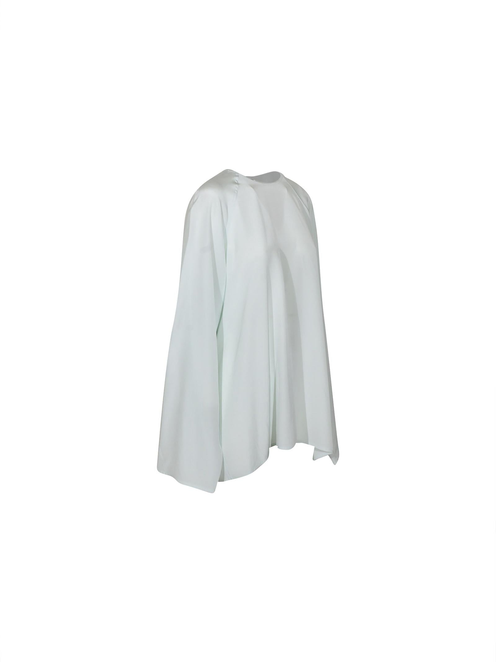camicia girocollo over manica raglan 