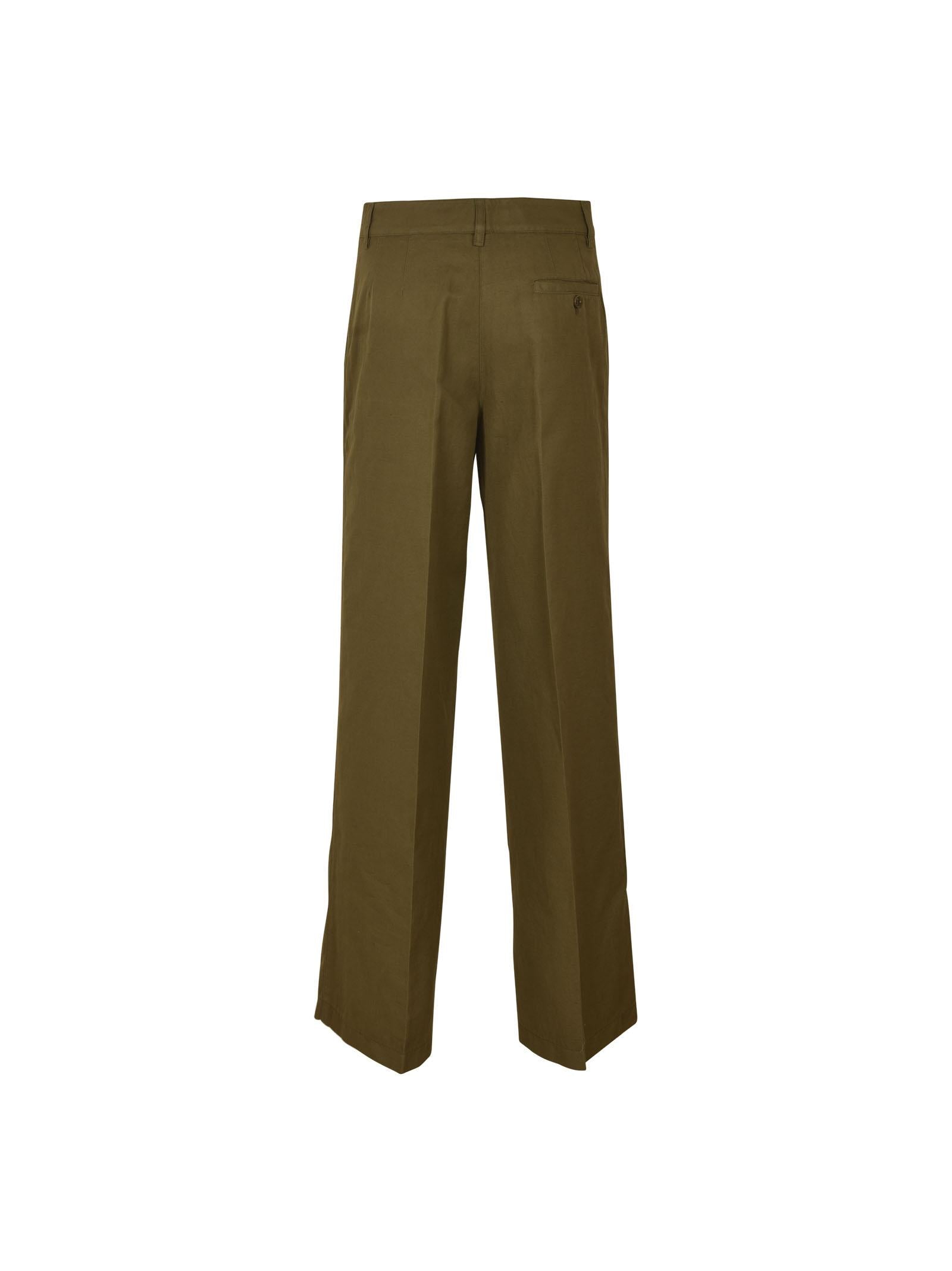 pantaloni gamba larga 