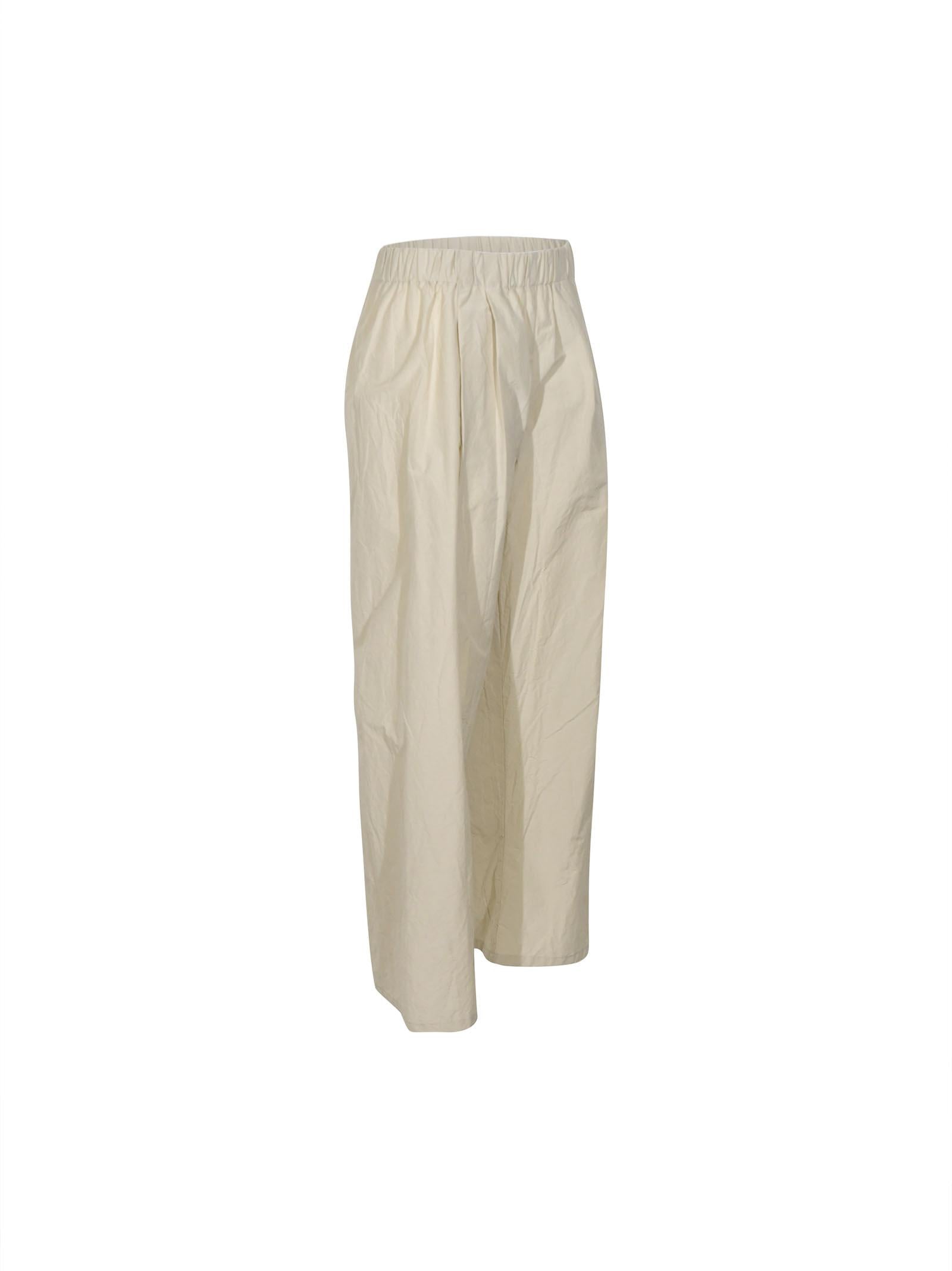 pantaloni con elastico e pences 