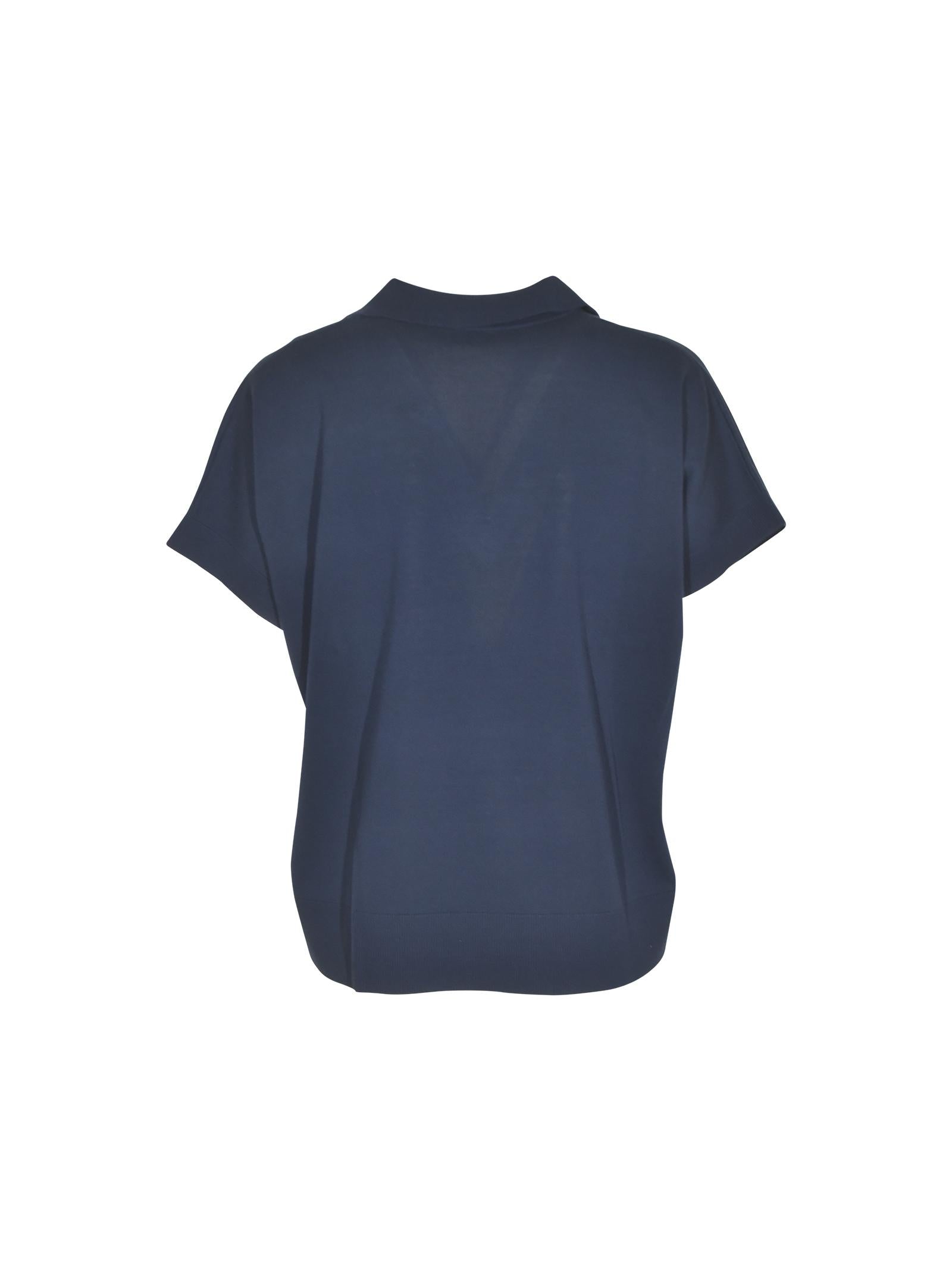 maglia m/m colletto scollo v 