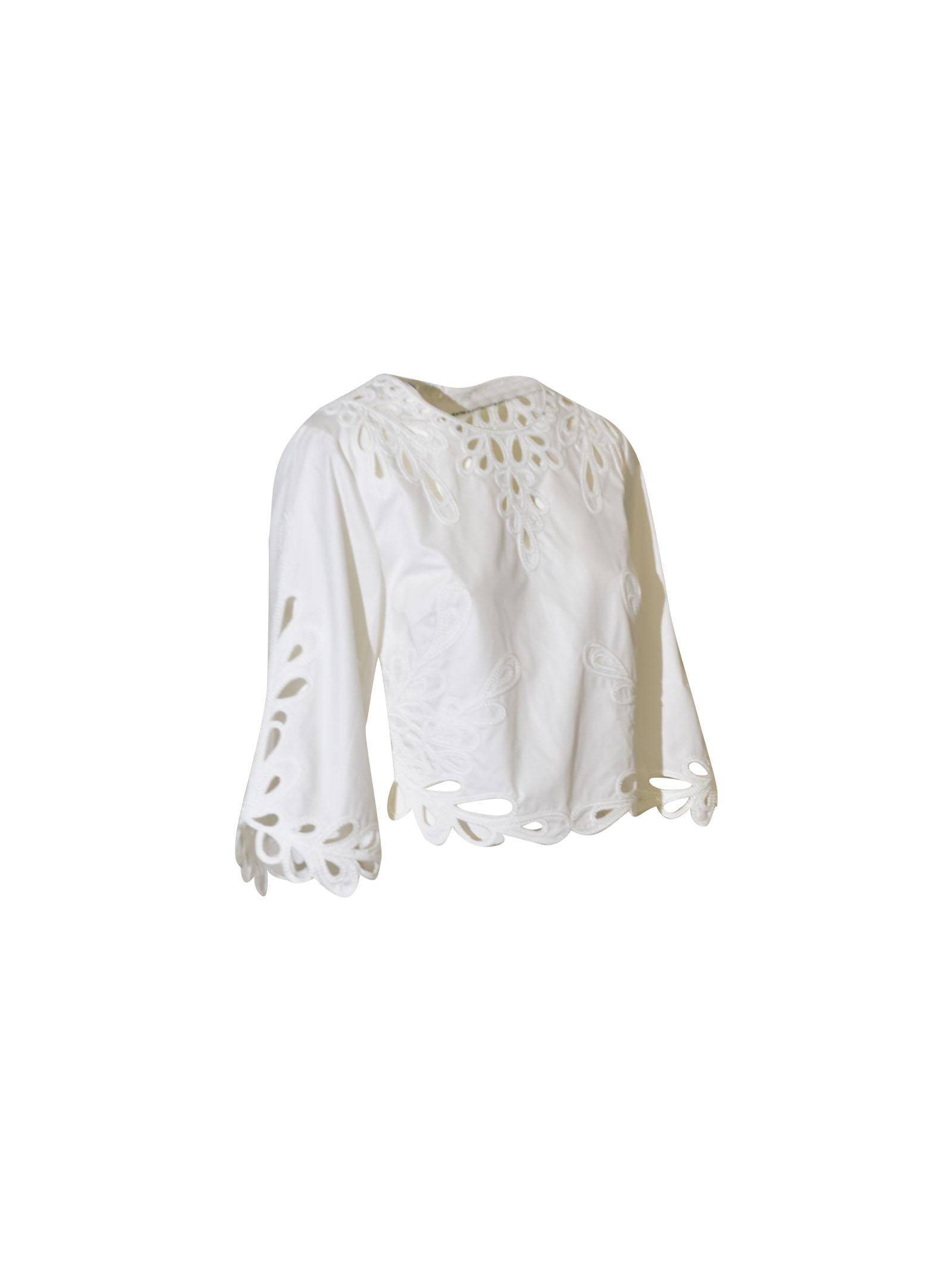 camicia m/l con pizzo 