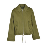 giubbino zip con colletto 