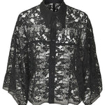 camicia pizzo manica kimono 