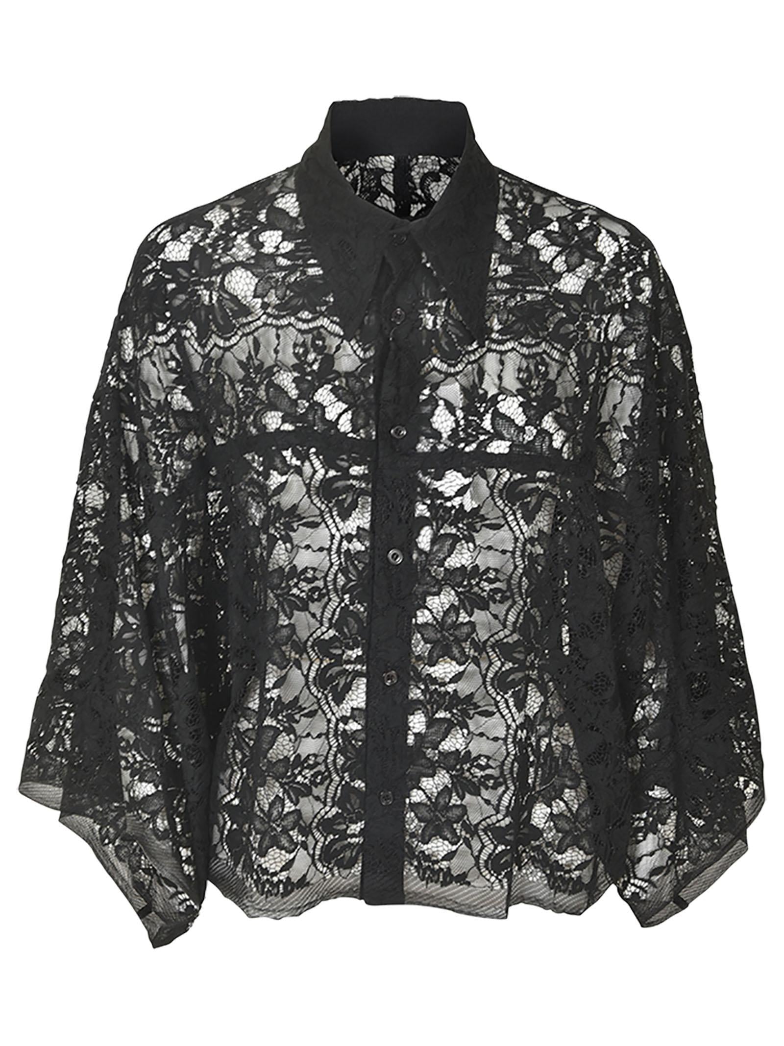 camicia pizzo manica kimono 