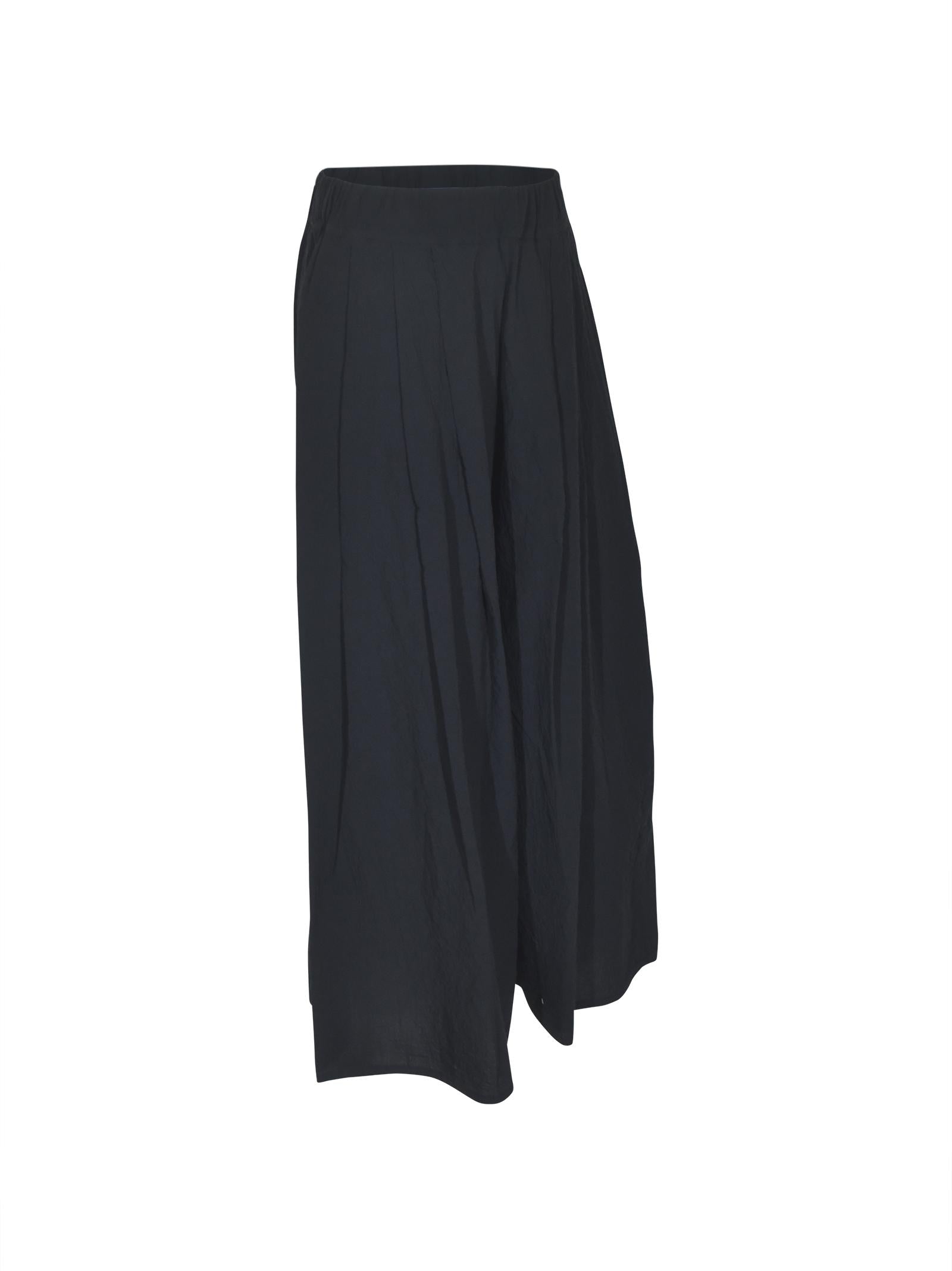 pantaloni rombo rock largo pieghe 