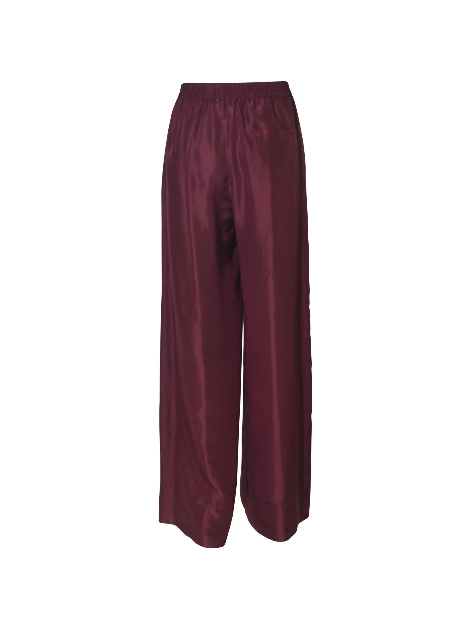 pantaloni coulisse habotai seta 