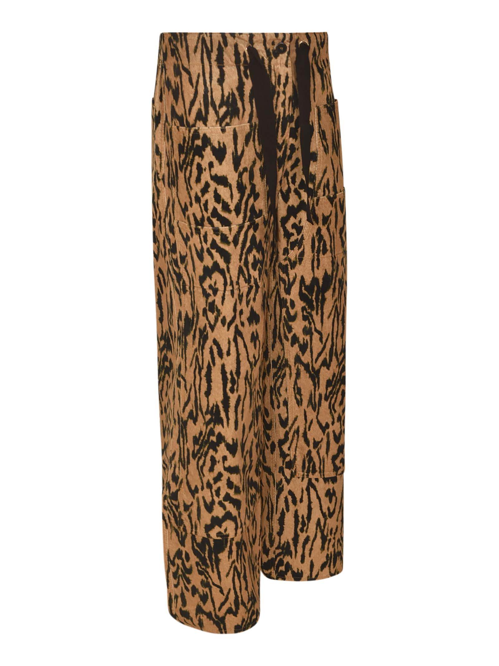 pantaloni cargo velluto cotone 