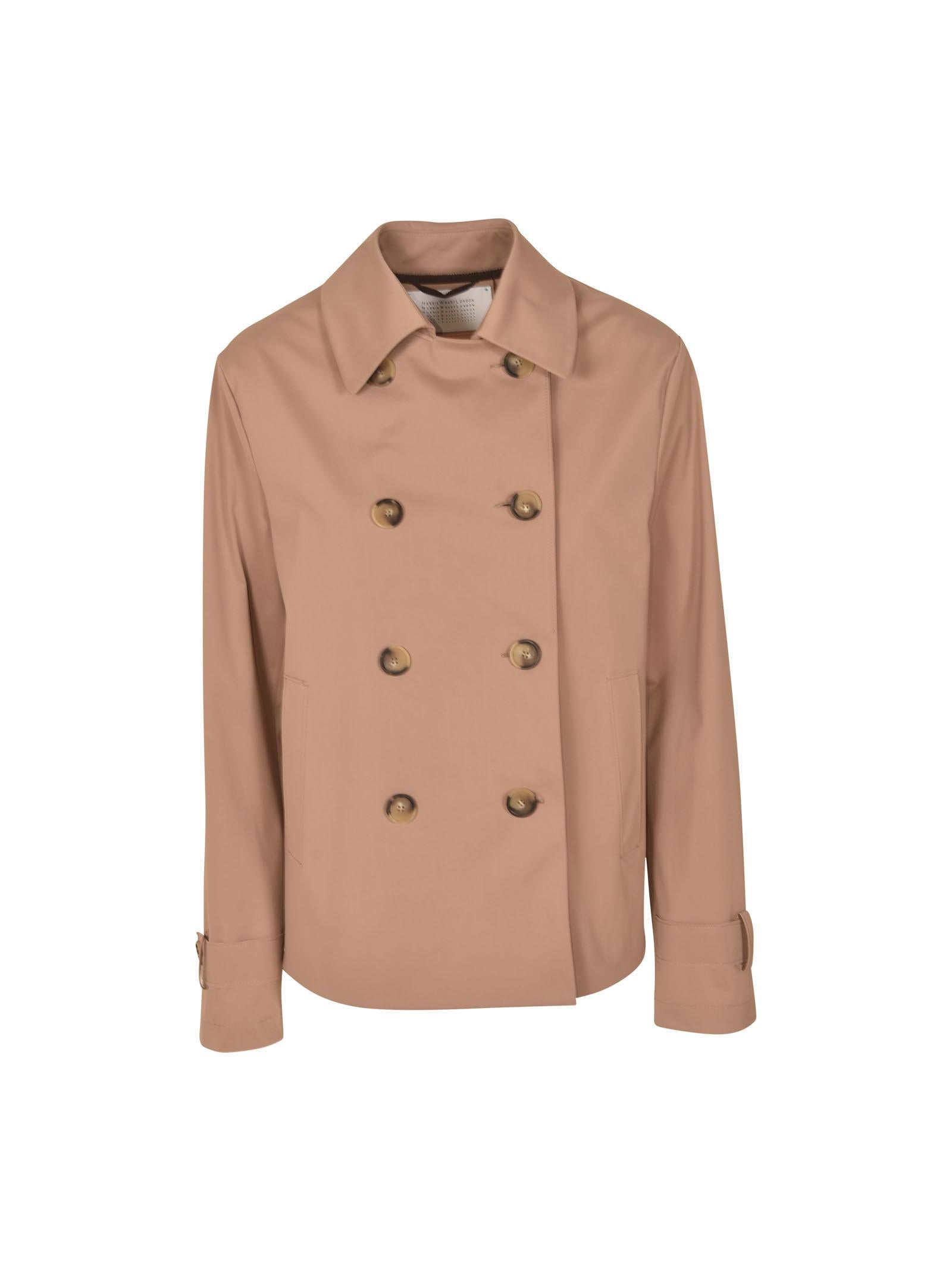 trench corto idrorepellente 