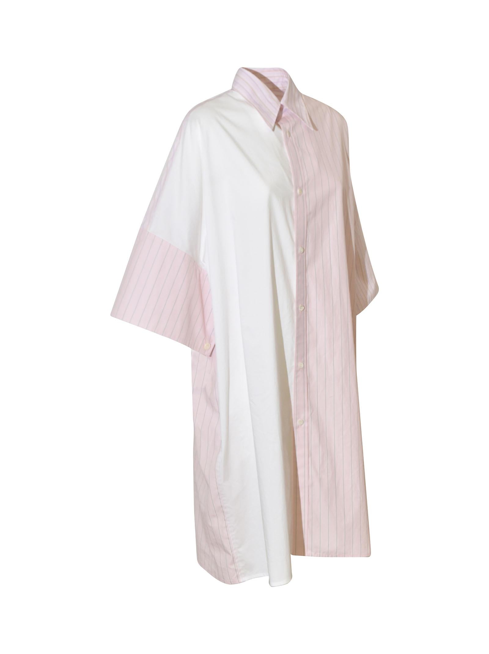 camicia lunga m/m doppio tessuto 