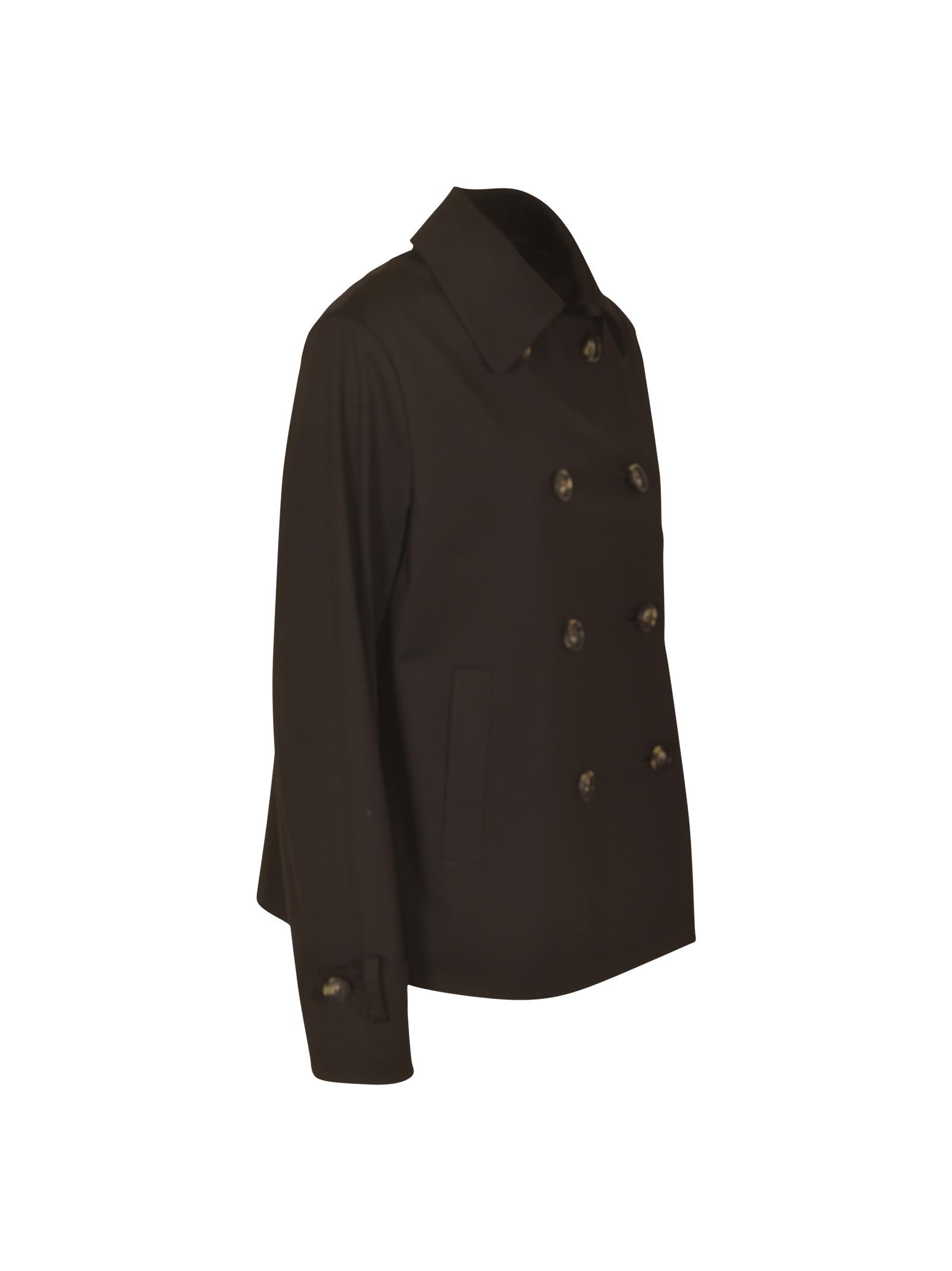 trench corto idrorepellente 