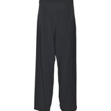 pantaloni gamba larga coulisse in vita 