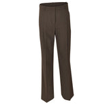 pantaloni mafalda pences  gamba larga 