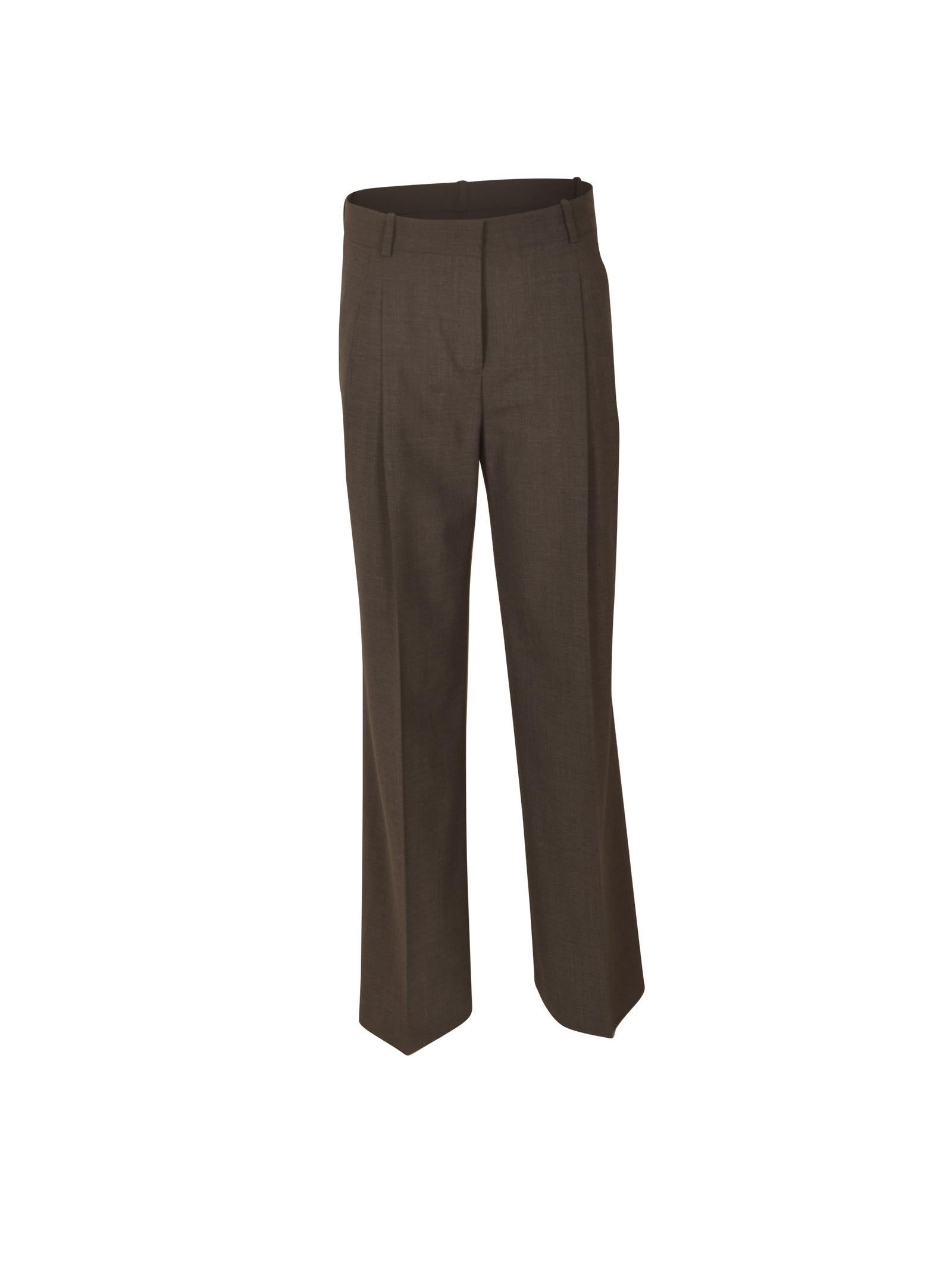 pantaloni mafalda pences  gamba larga 