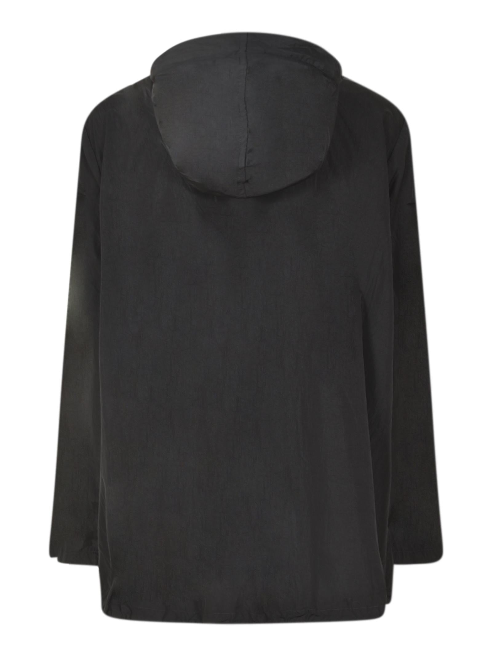 giubbino zip + cappuccio nylon 