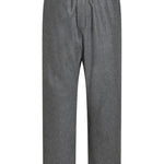 pantaloni gamba larga elastico vita 