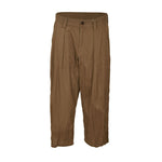 pantaloni con pences e coulisse 