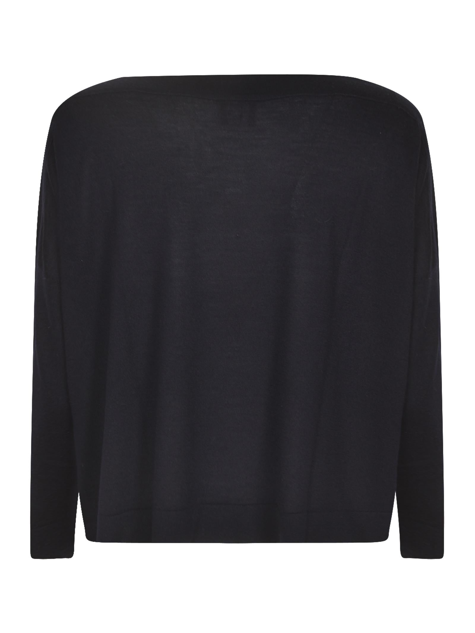 maglia over scatoletta scollo barchetta 