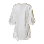 abito m/l con pizzo 