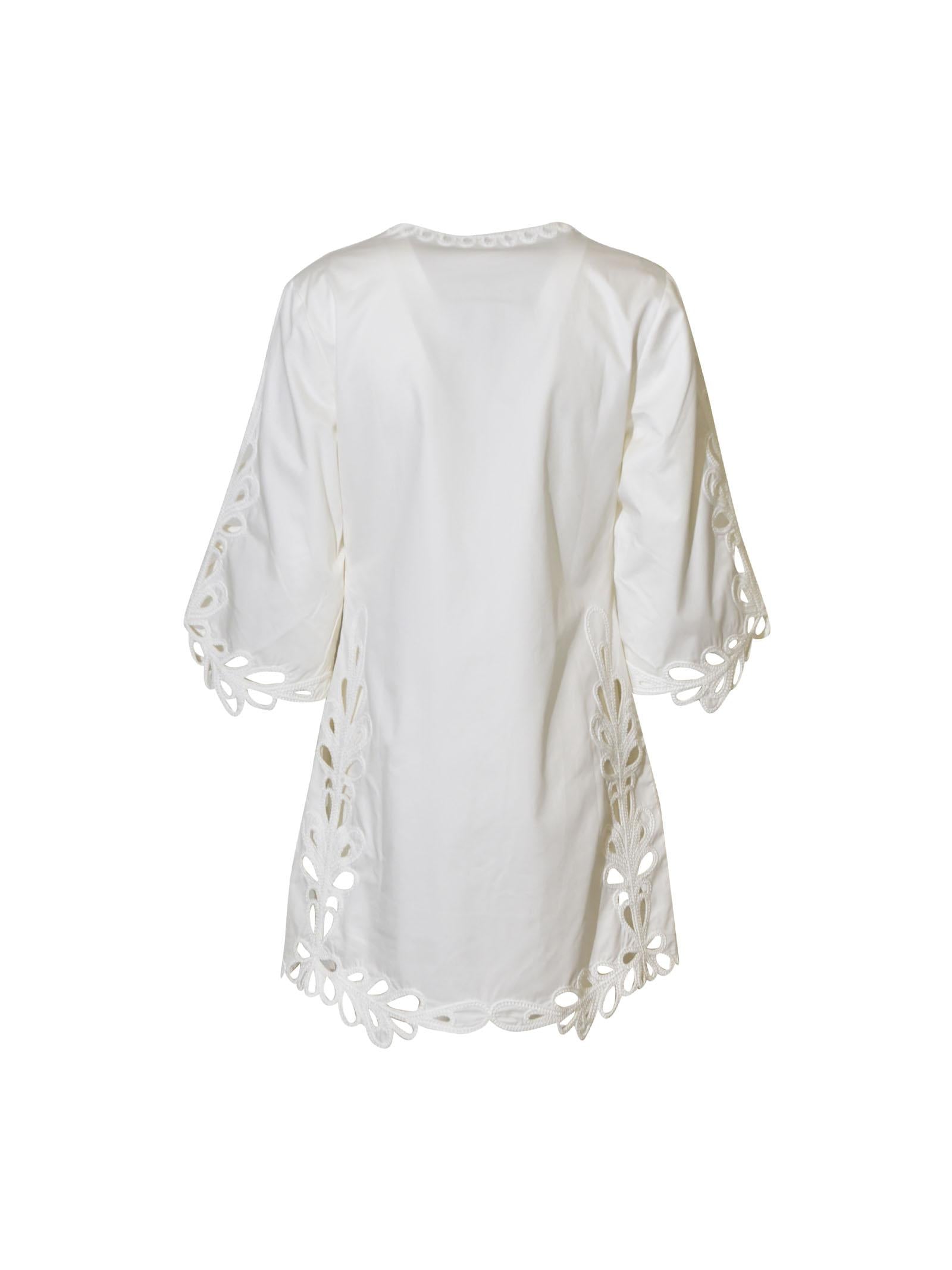 abito m/l con pizzo 