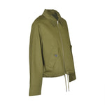 giubbino zip con colletto 