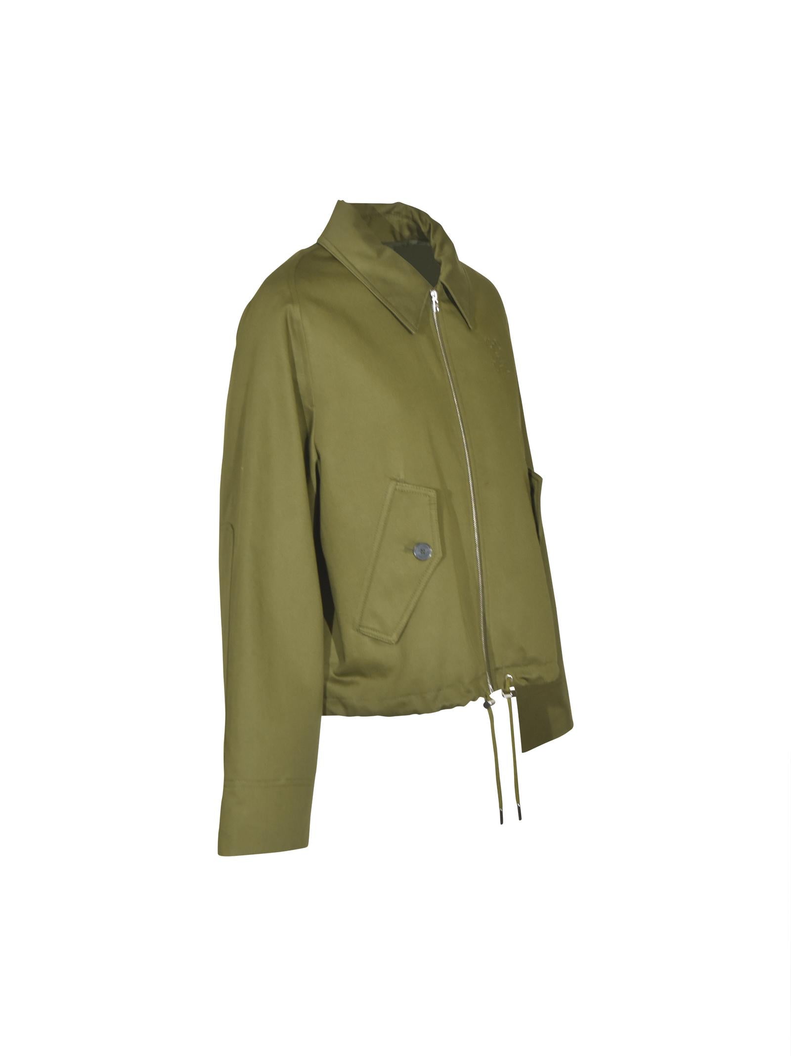 giubbino zip con colletto 