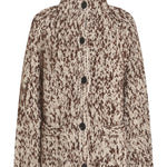 cardigan collo cratere mouline' 