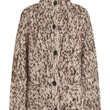 cardigan collo cratere mouline' 