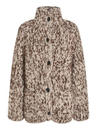 cardigan collo cratere mouline'