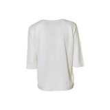 maglia girocollo m 3/4 over spacchi laterali 