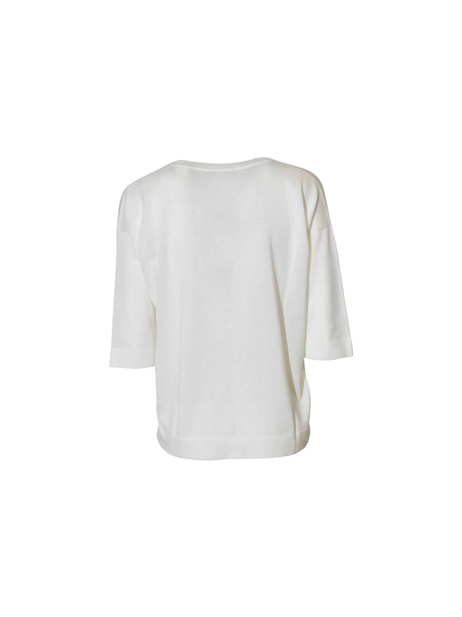 maglia girocollo m 3/4 over spacchi laterali 