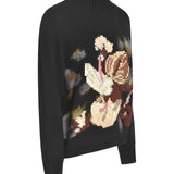 maglia lupetto ricamo 