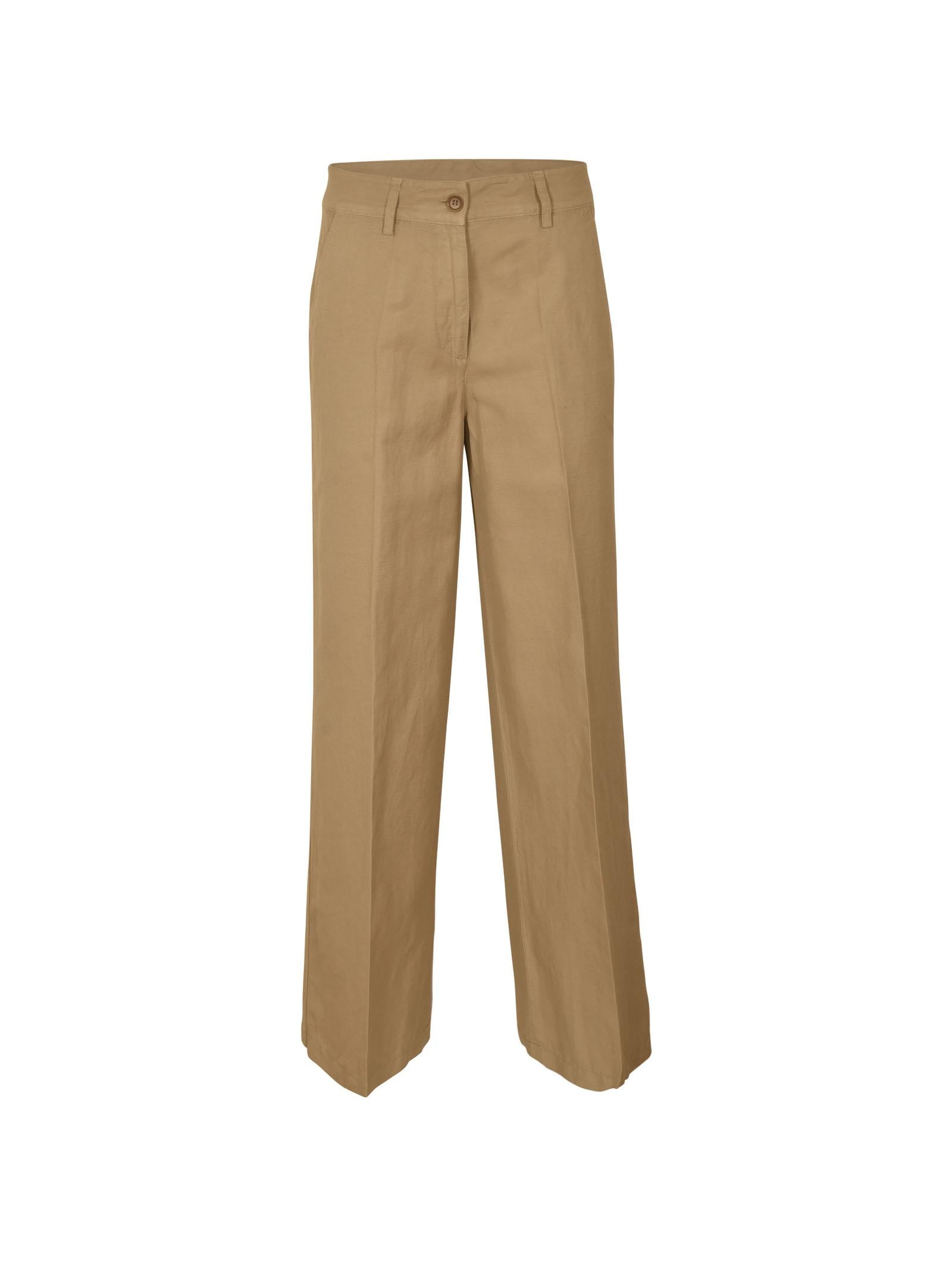 pantaloni gamba larga 